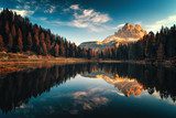 Pokojná horská panoráma v jesennom šate