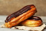 Sladká energia čokoládových éclairs