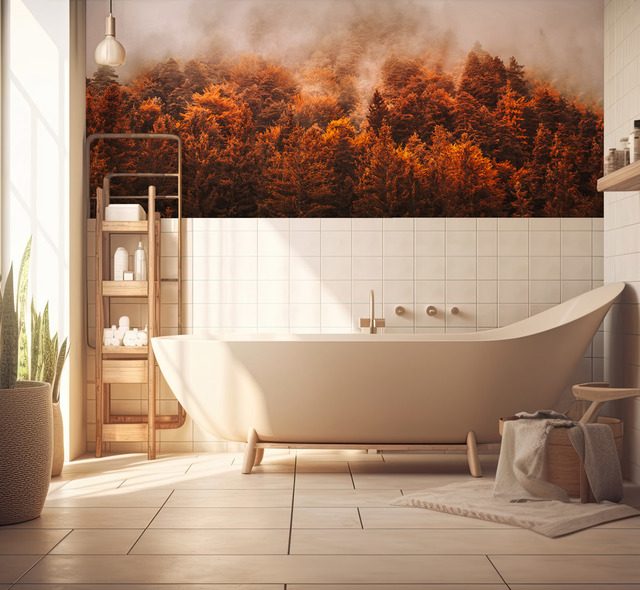 podzimni krasa lesa fototapety do koupelny fototapety demural