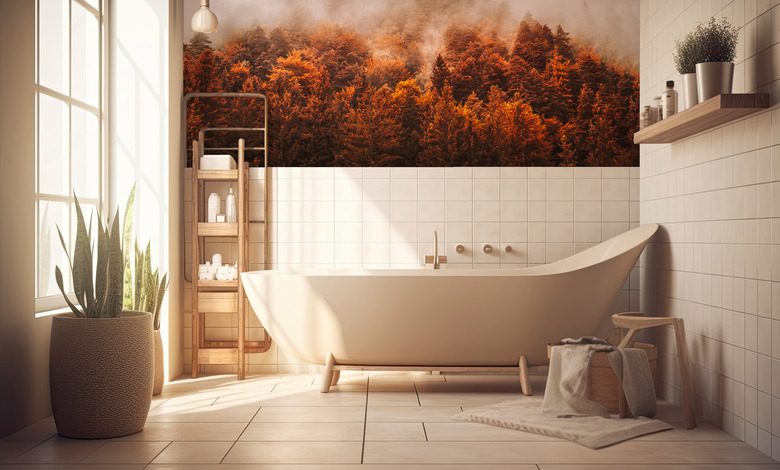 podzimni krasa lesa fototapety do koupelny fototapety demural