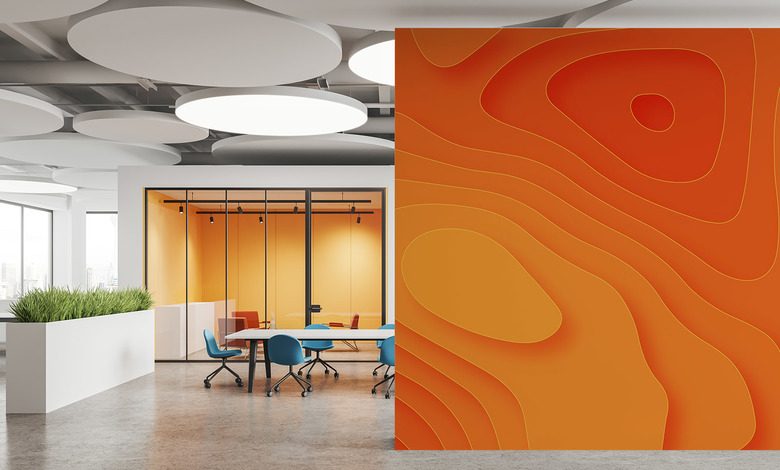 energeticka abstrakce v oranzovych tonech fototapety abstraktni fototapety demural