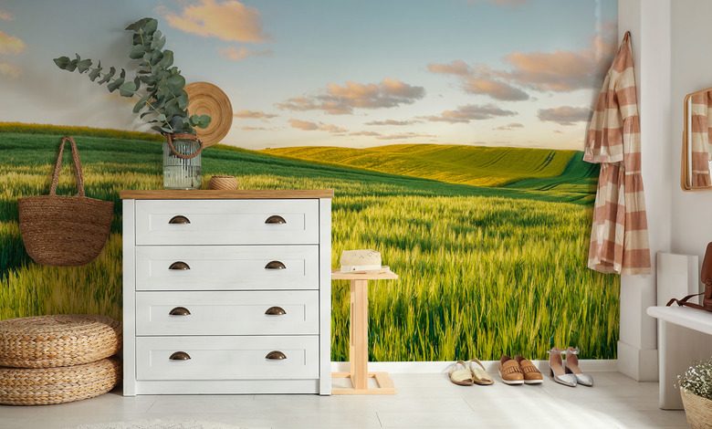 slunecne kopce za soumraku fototapety krajin fototapety demural