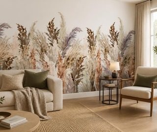 elegantna dekoracia z pampovych trav fototapety do obyvaciho pokoje fototapety demural