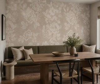 elegantna nastenna dekoracia s kvetinovym vzorom fototapety kvetiny fototapety demural