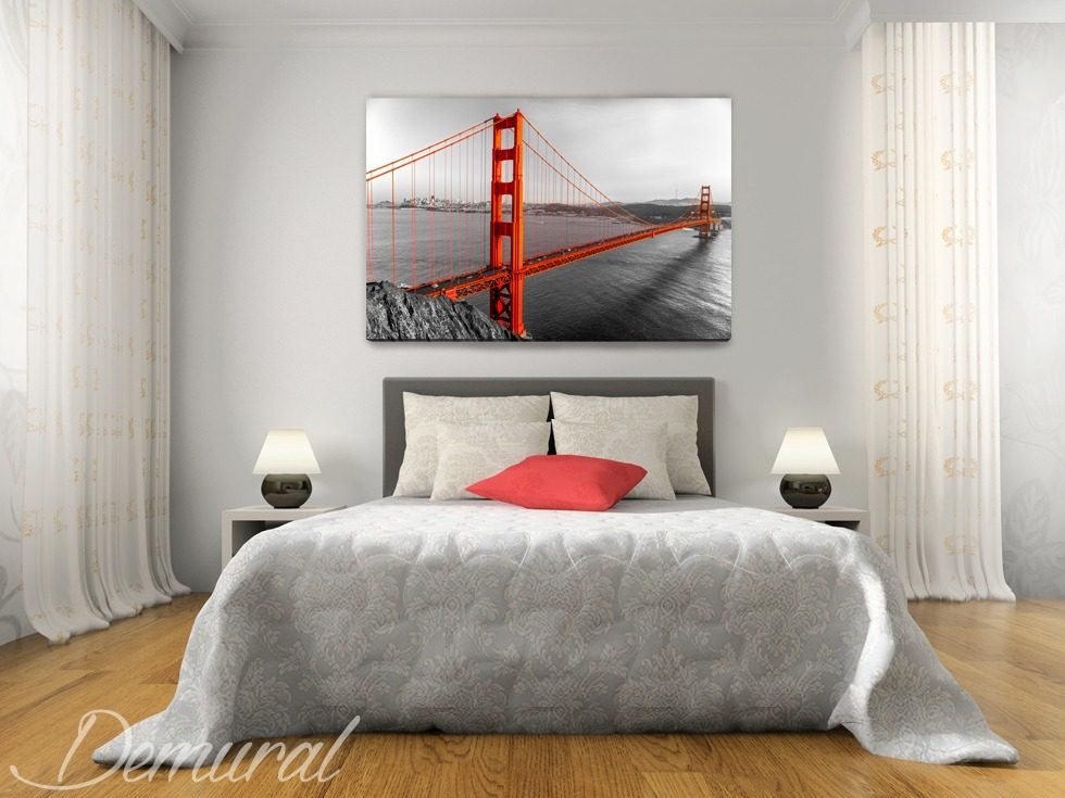 Soukromé San Francisko Ložnice Obrazy Demural