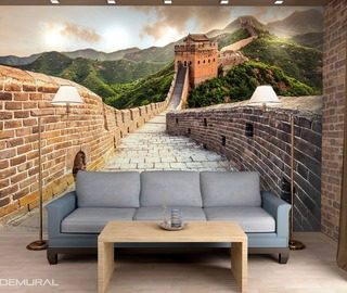uprostred velke cinske zdi orientalni fototapety demural